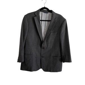 Brooks Brothers Men SZ 42S Black/Gray Wool Blend 2-Btn Sport Coat Blazer Jacket